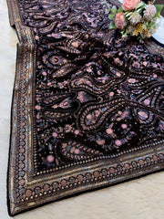 Neer Georgette Kashmiri Stoles With Paisleys