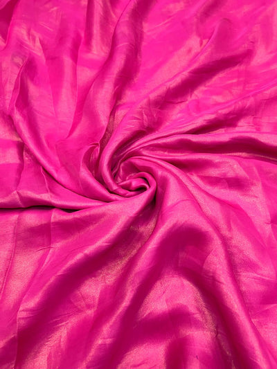 Superflowy Satin Georgette Shimmer Foil 44 Inch width