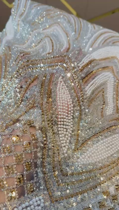 Costa Handwork Net Embroidery  54 inch width