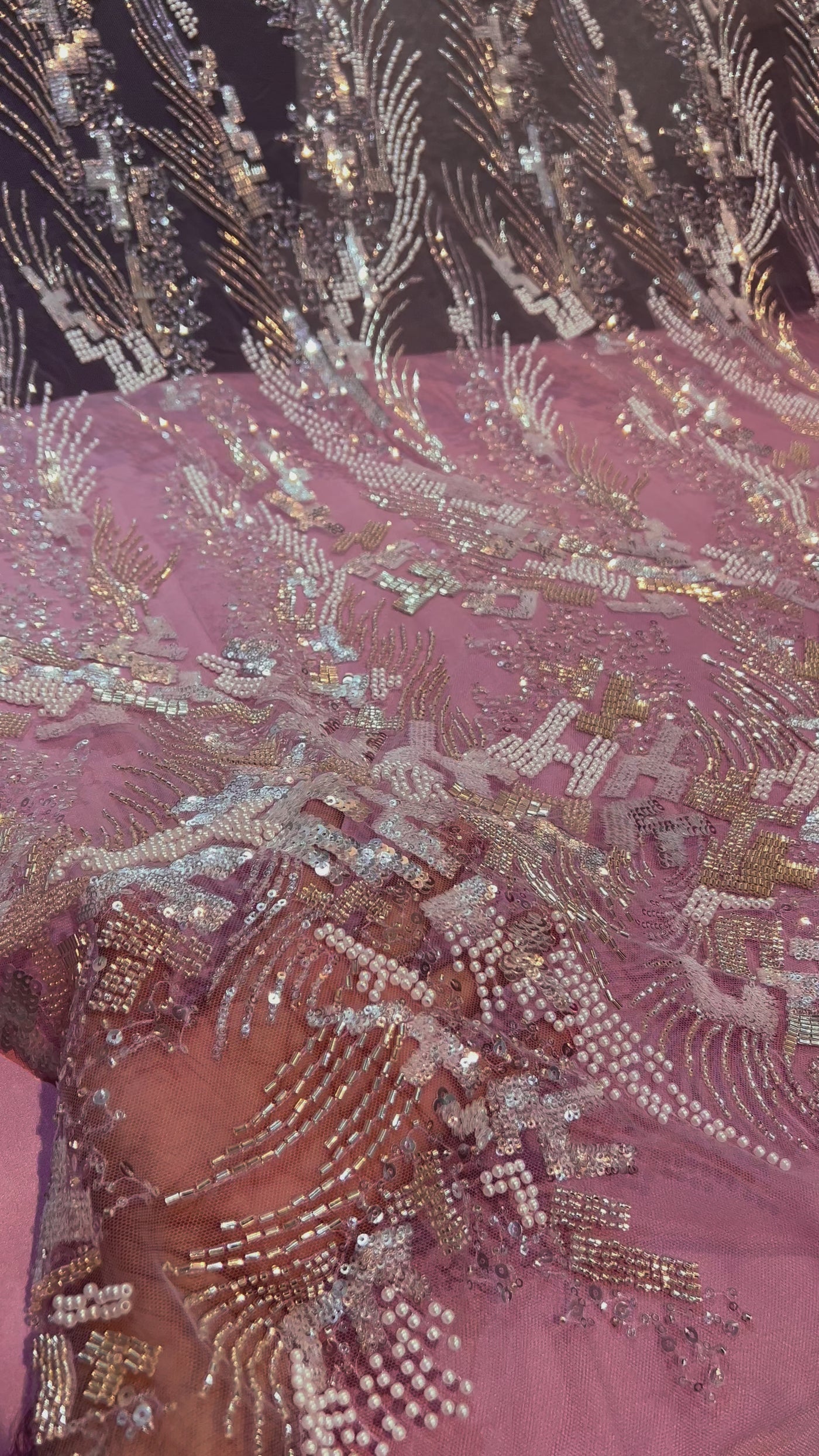 Luxury Handwork Net Embroidery