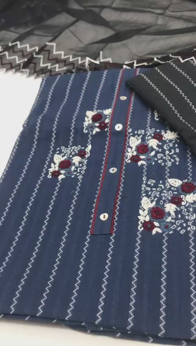 Very beautiful unstiched cotton suits