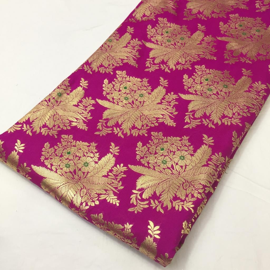 Silk designer brocades