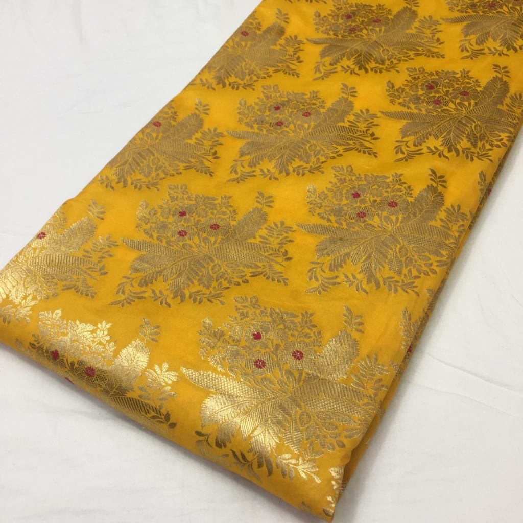 Silk designer brocades