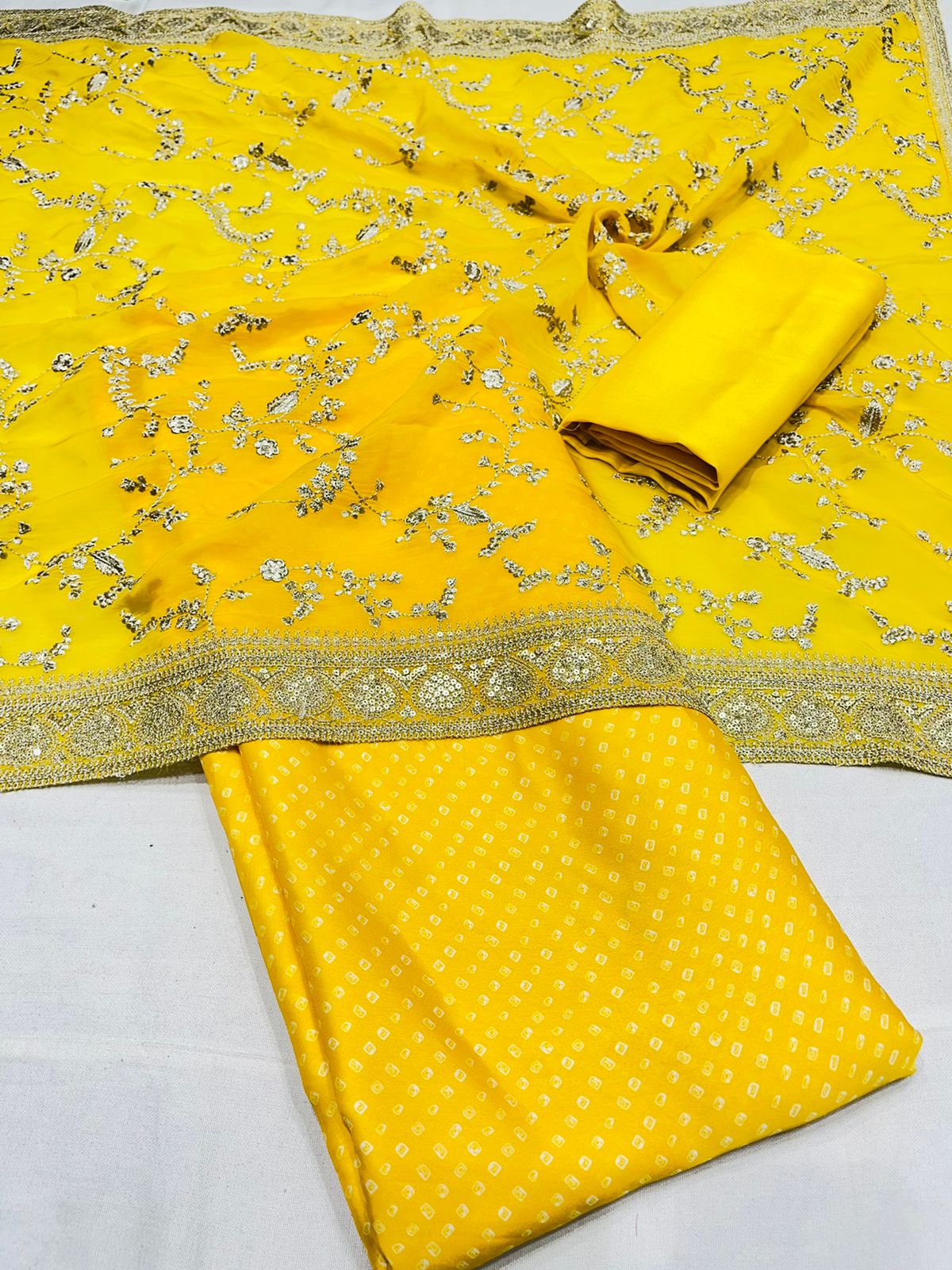 Bandhni  suit sets