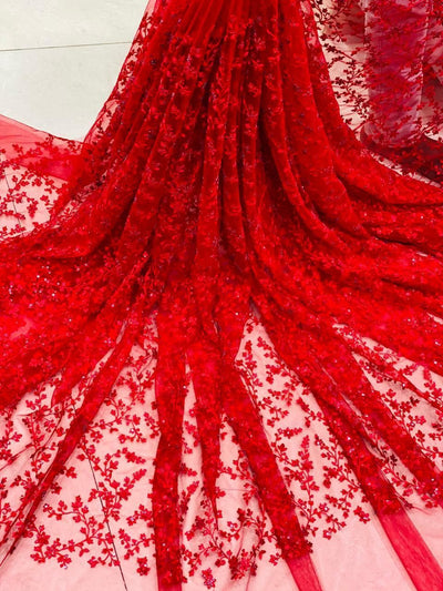 Net red embroidery 0.80 meter cut